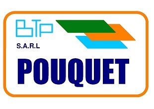 Logo de la SARL Pouquet BTP, partenaire du Tulle Corrèze Tennis